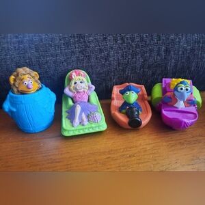1995 McDonalds Muppet Treasure Island Tub Toys